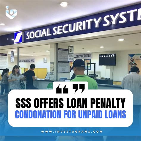 SSS offers condonation program to clear overdue loans, penalties.